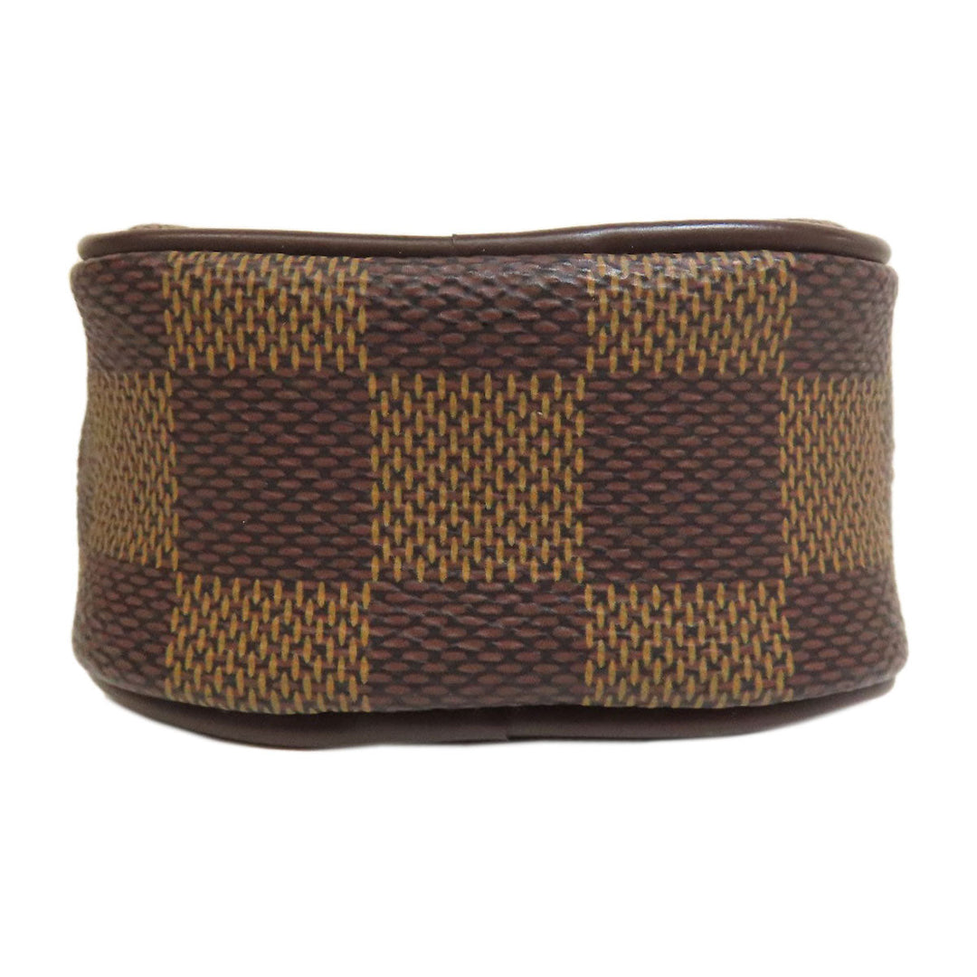LOUIS VUITTON Accessory pouch N61738 Damier canvas Brown Etui Okapi PM Women Used Authentic