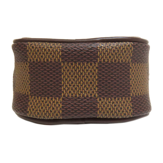 LOUIS VUITTON Accessory pouch N61738 Damier canvas Brown Etui Okapi PM Women Used Authentic