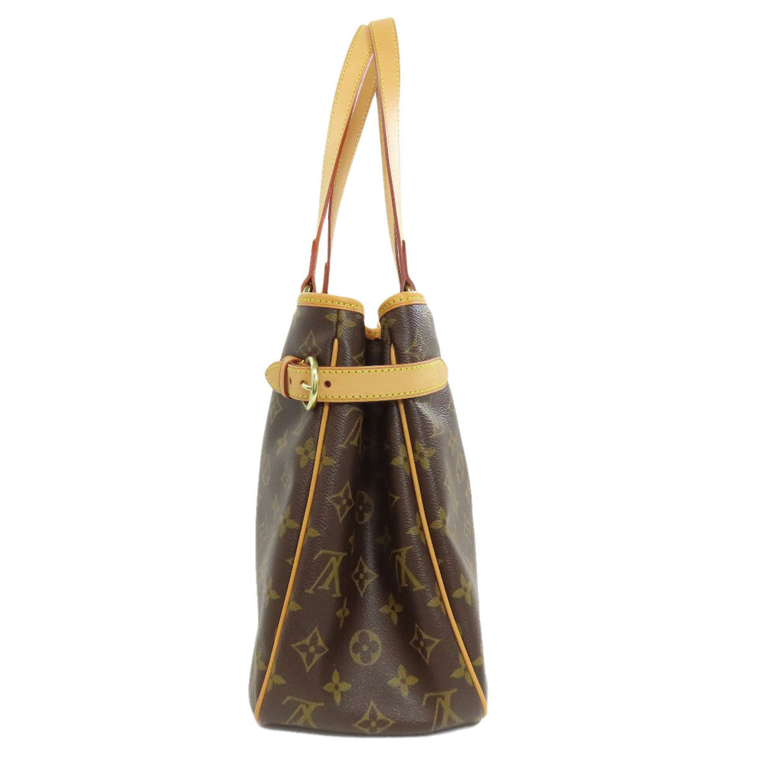 LOUIS VUITTON Tote Bag M51154 Monogram canvas Brown Batignolles Horizontal