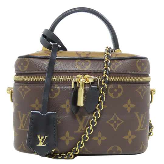 LOUIS VUITTON Handbag M45165 Monogram reverse Brown Vanity NV PM