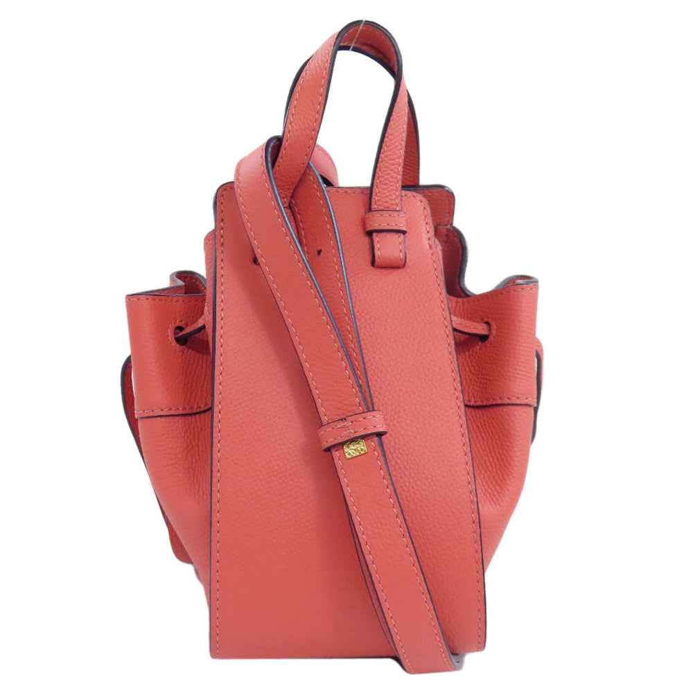 LOEWE Handbag Calfskin pink Hammock mini 2WAY Women Used Authentic