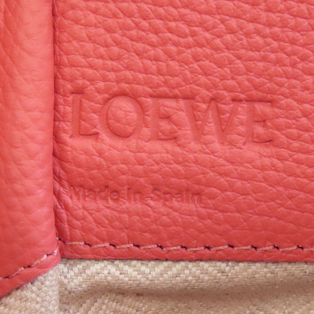 LOEWE Handbag Calfskin pink Hammock mini 2WAY Women Used Authentic