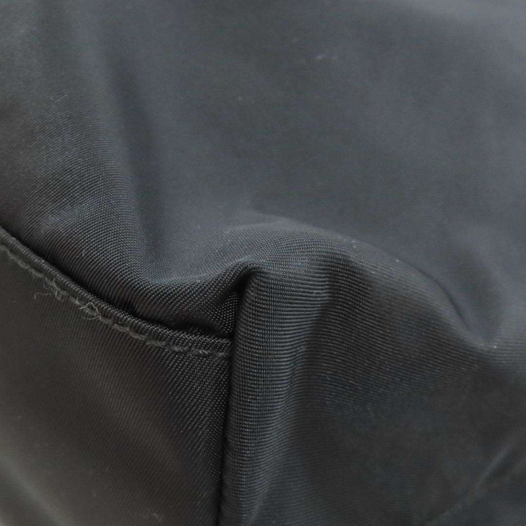 PRADA Tote Bag Nylon black logoMetal