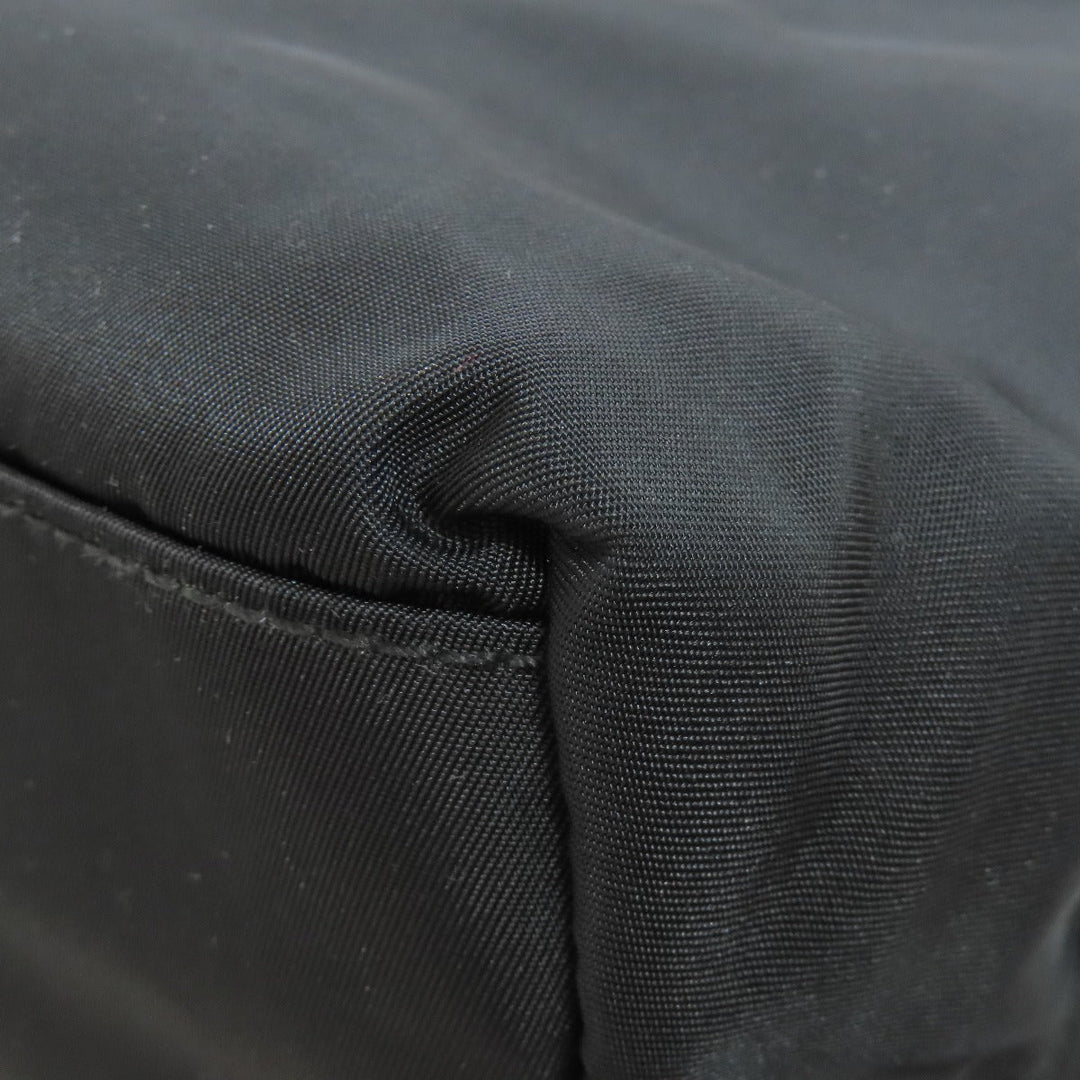 PRADA Tote Bag Nylon black logoMetal