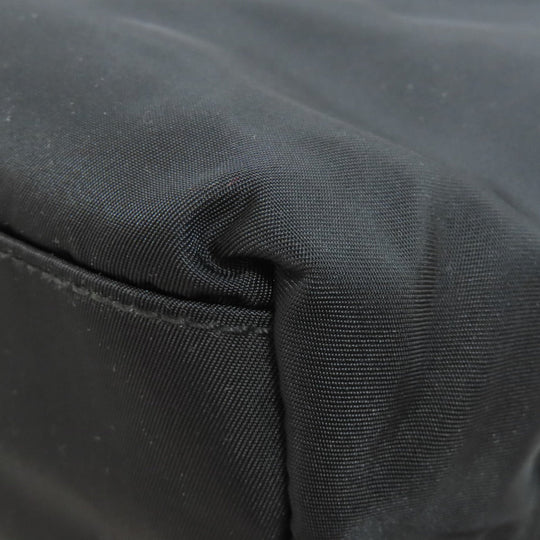 PRADA Tote Bag Nylon black logoMetal