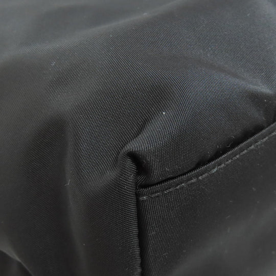 PRADA Tote Bag Nylon black logoMetal