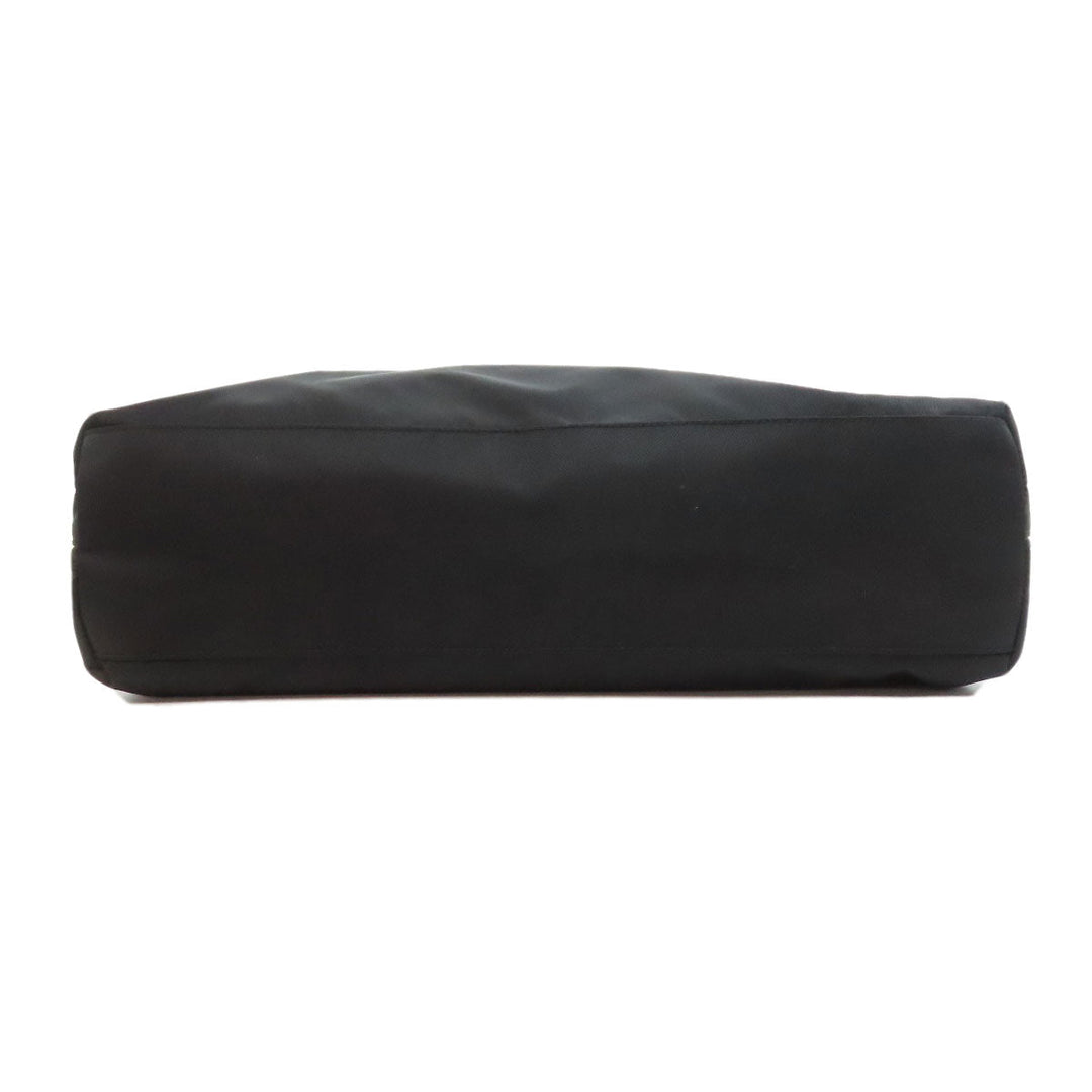 PRADA Tote Bag Nylon black logoMetal