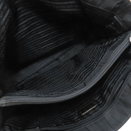 PRADA Tote Bag Nylon black logoMetal
