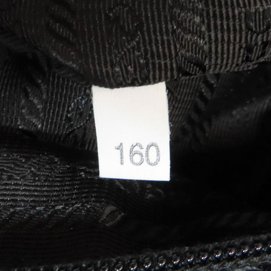 PRADA Tote Bag Nylon black logoMetal