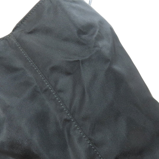 PRADA Tote Bag Nylon black logoMetal