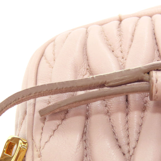 MIUMIU Handbag Calfskin pink Materasse 2WAY Women Used Authentic