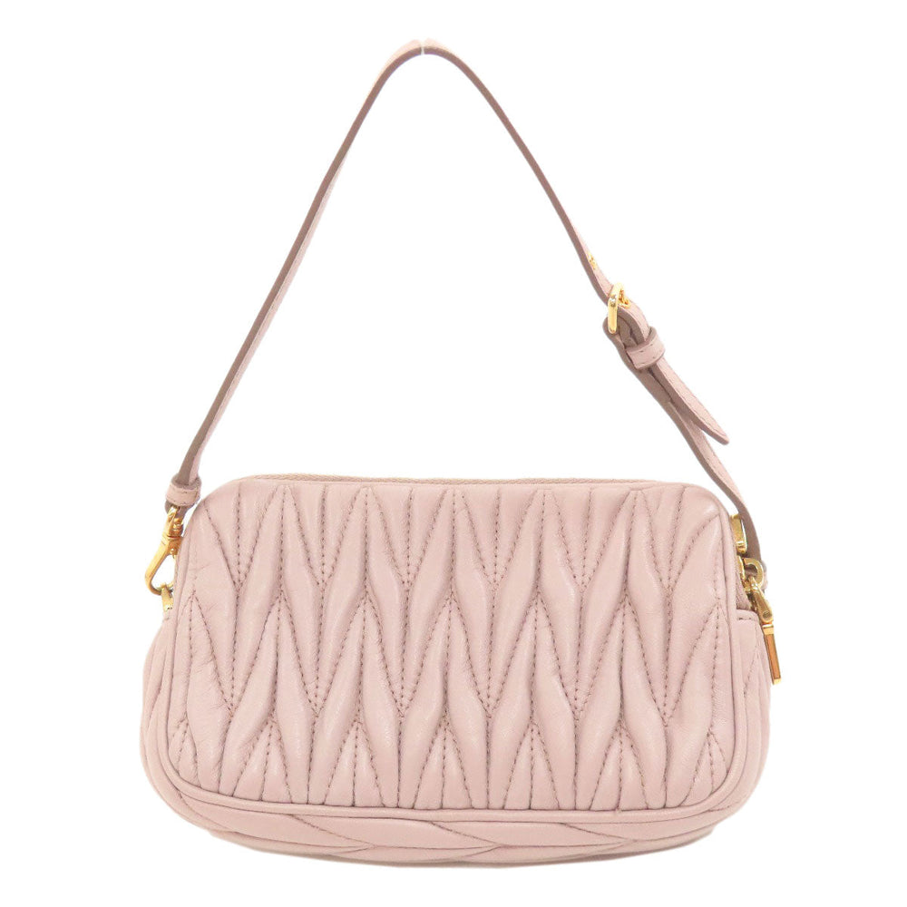 MIUMIU Handbag Calfskin pink Materasse 2WAY Women Used Authentic