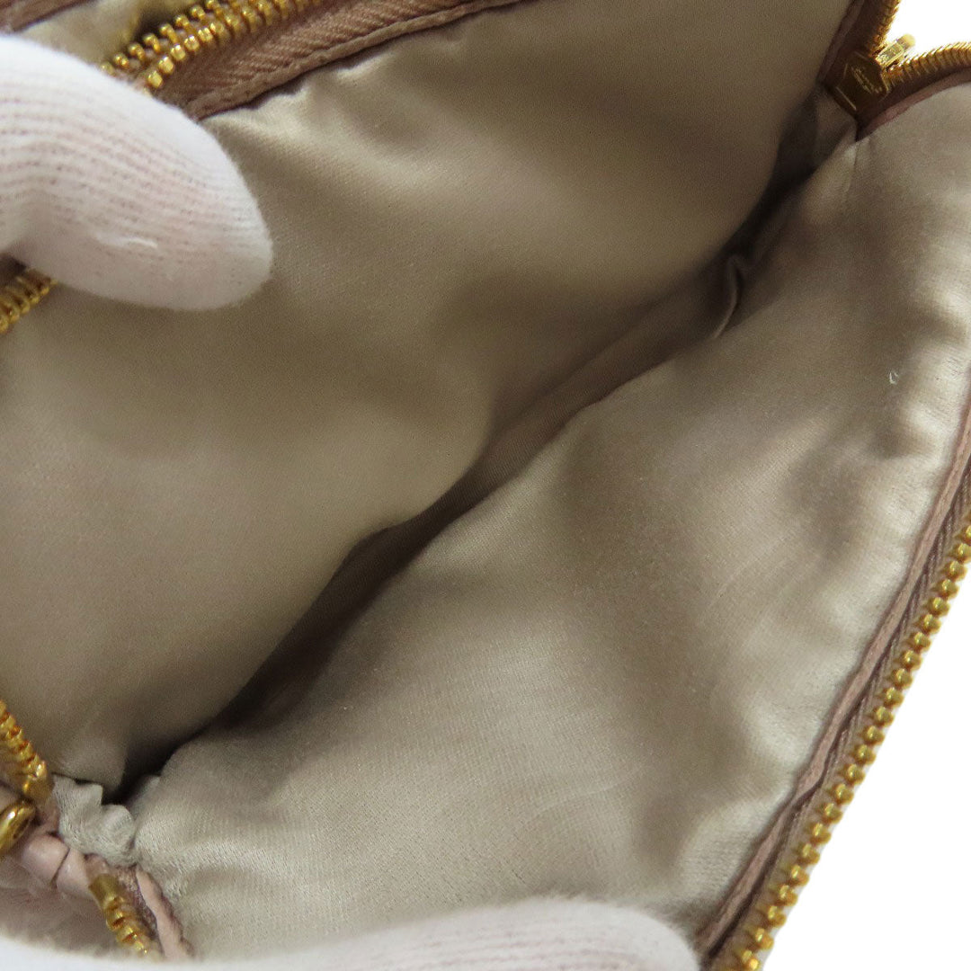 MIUMIU Handbag Calfskin pink Materasse 2WAY Women Used Authentic