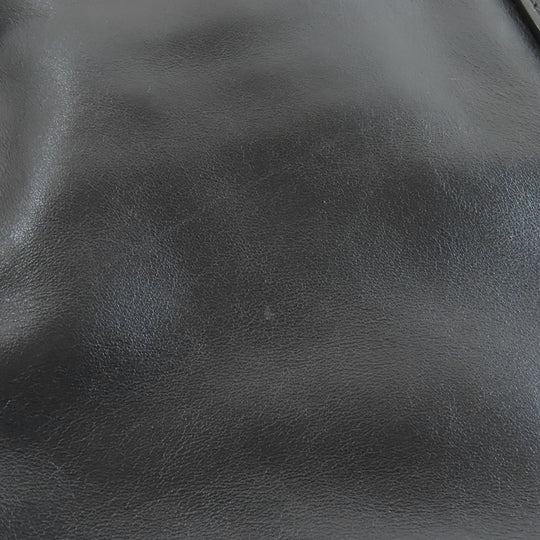 MIUMIU Tote Bag leather black logo studs