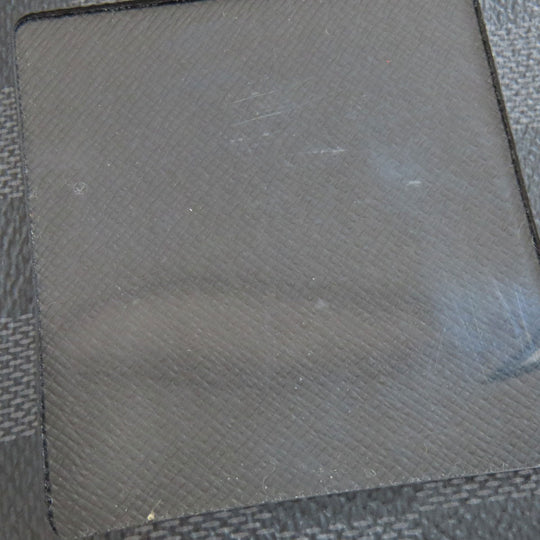 LOUIS VUITTON Bifold Wallet N60053 Damier canvas gray Portefeuille Amerigo NM mens Used Authentic