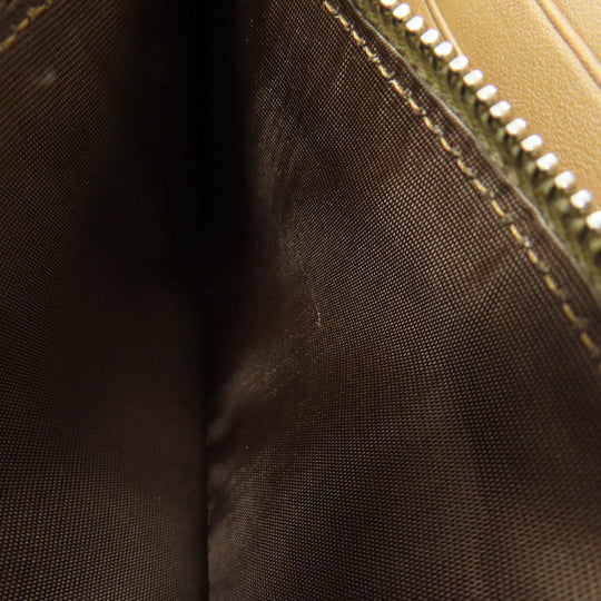 PRADA Long Wallet Purse 1M0506 Calfskin Brown Zip Around
