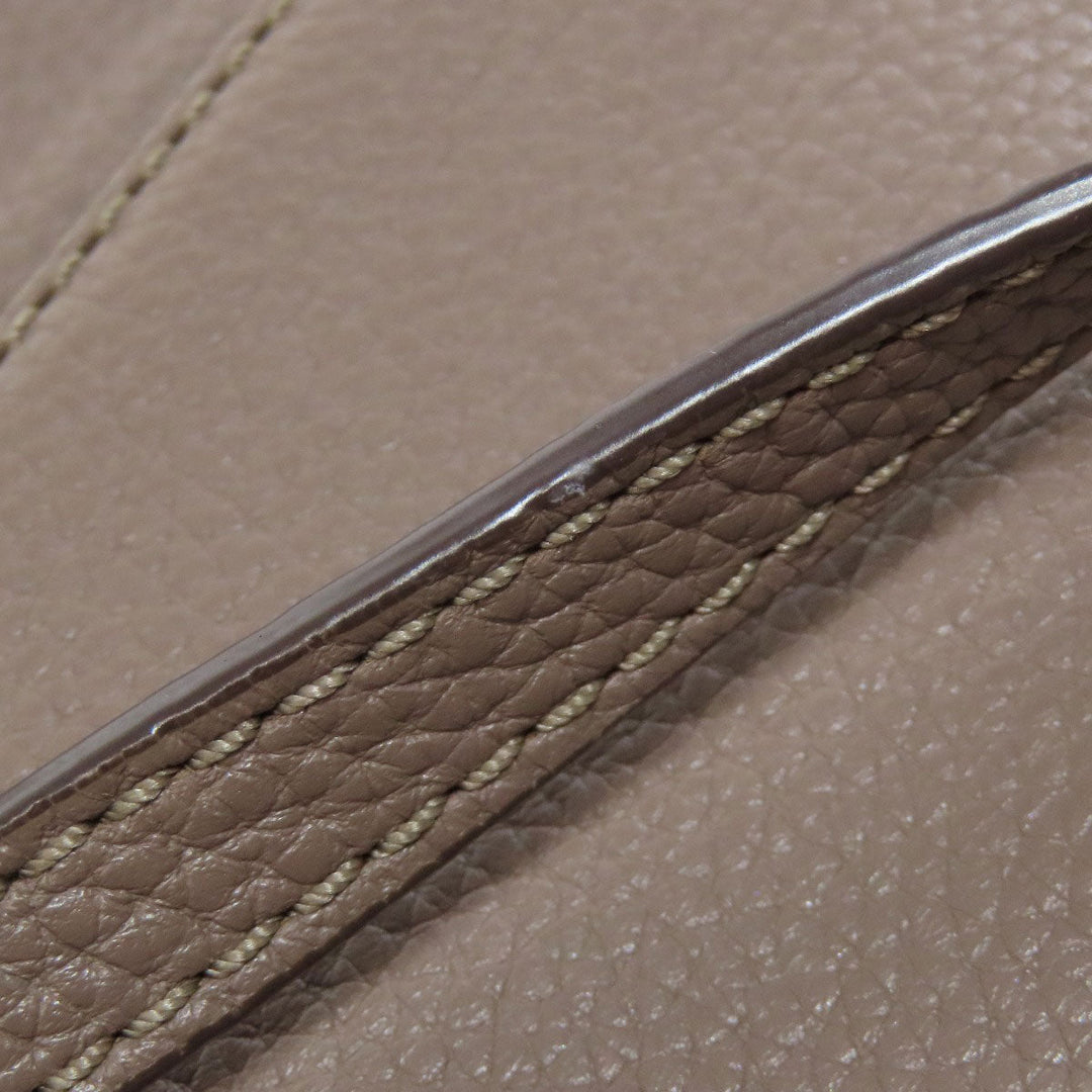 Tory Burch Shoulder Bag leather Brown logo