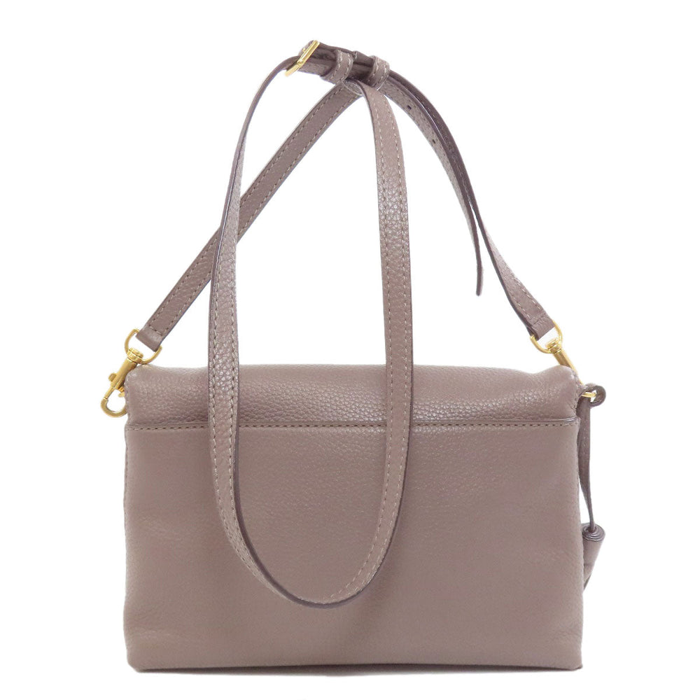 Tory Burch Shoulder Bag leather Brown logo