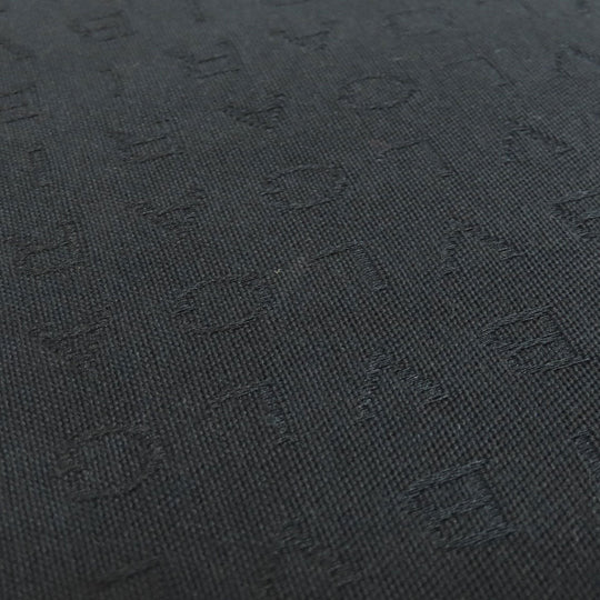 BVLGARI Tote Bag canvas black Logo mania