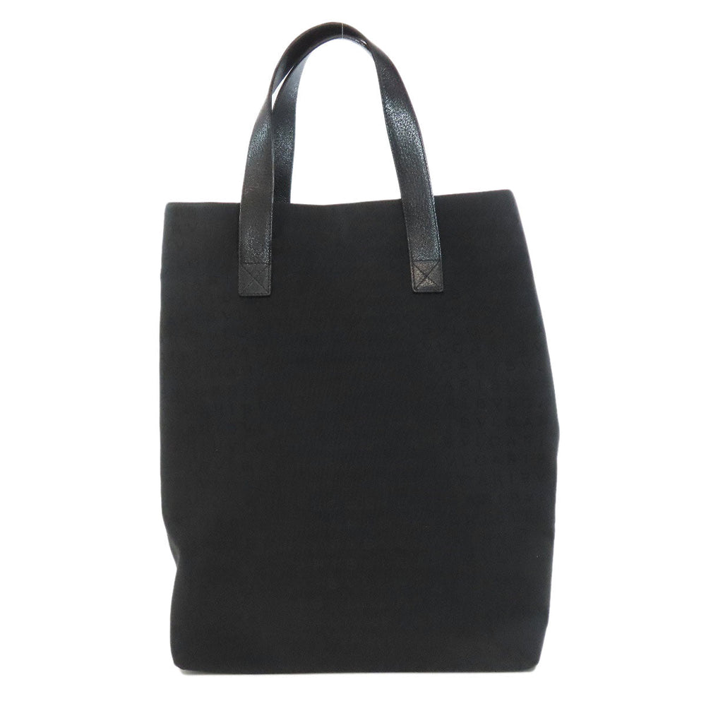 BVLGARI Tote Bag canvas black Logo mania