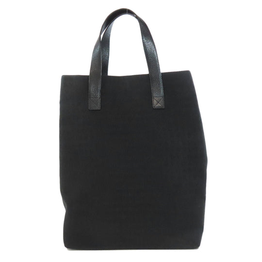 BVLGARI Tote Bag canvas black Logo mania