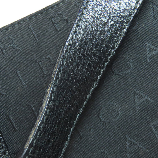 BVLGARI Tote Bag canvas black Logo mania