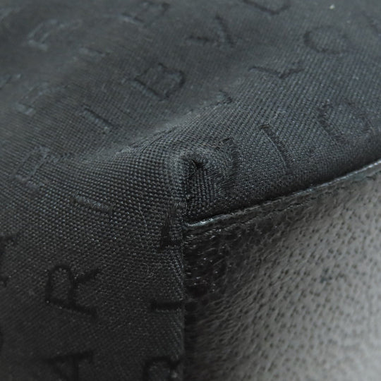 BVLGARI Tote Bag canvas black Logo mania