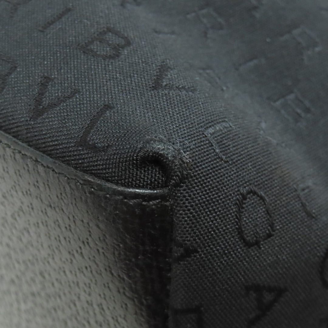 BVLGARI Tote Bag canvas black Logo mania