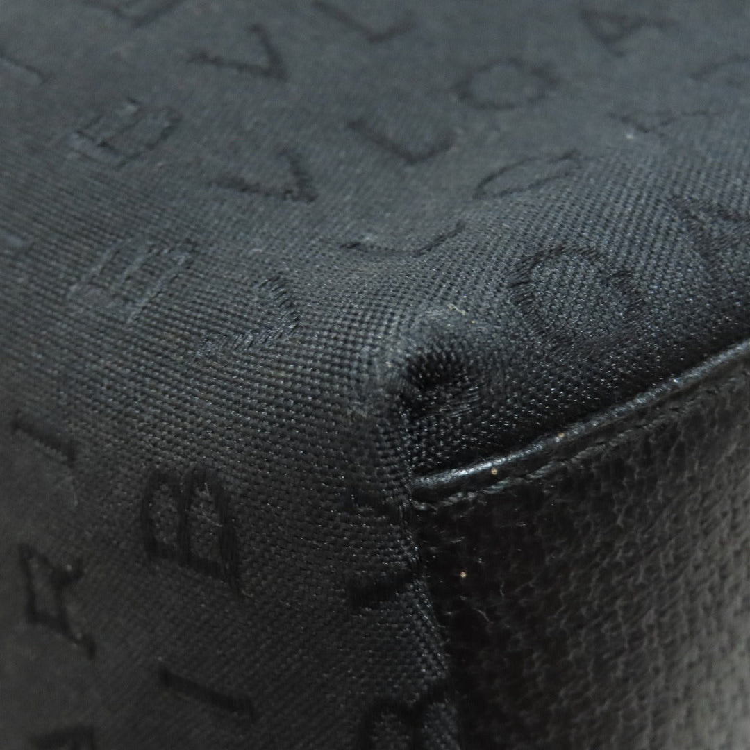 BVLGARI Tote Bag canvas black Logo mania