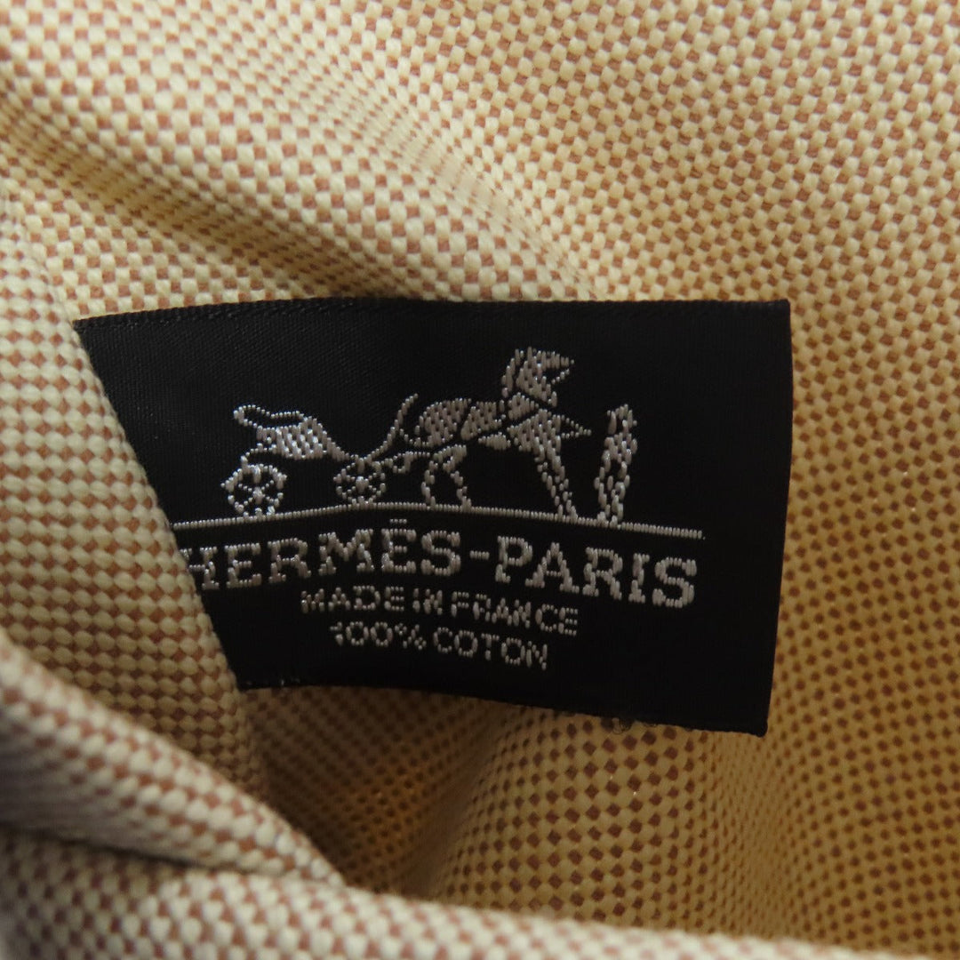 HERMES Tote Bag canvas blue Bayadere Tote