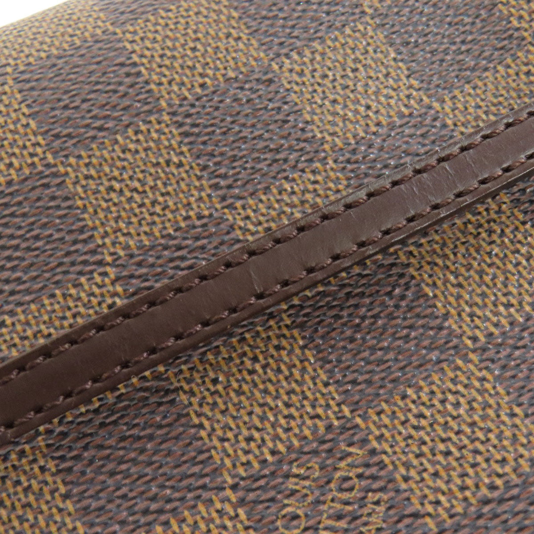 LOUIS VUITTON Shoulder Bag N51296 Damier canvas Brown Pochette Ipanema PM Women Used Authentic