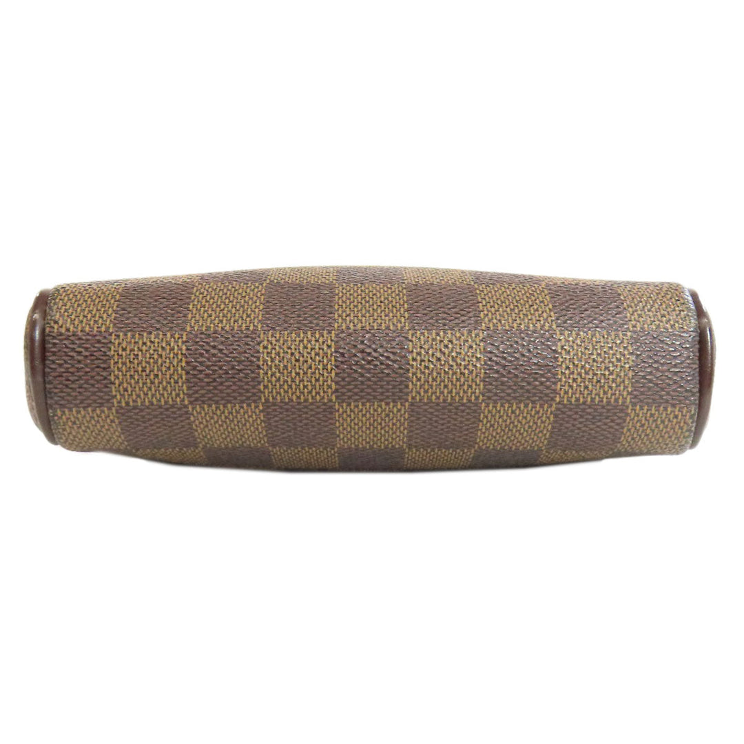 LOUIS VUITTON Shoulder Bag N51296 Damier canvas Brown Pochette Ipanema PM Women Used Authentic