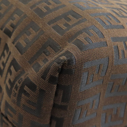 FENDI Tote Bag canvas Brown Zucca Pattern