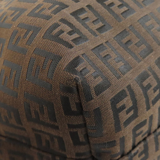 FENDI Tote Bag canvas Brown Zucca Pattern