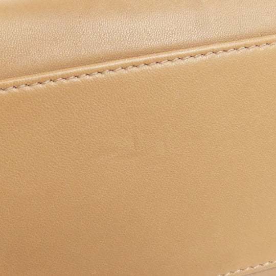 FENDI Handbag Calfskin Brown Peekaboo Mini 2WAY