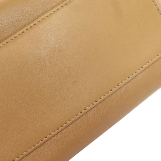 FENDI Handbag Calfskin Brown Peekaboo Mini 2WAY
