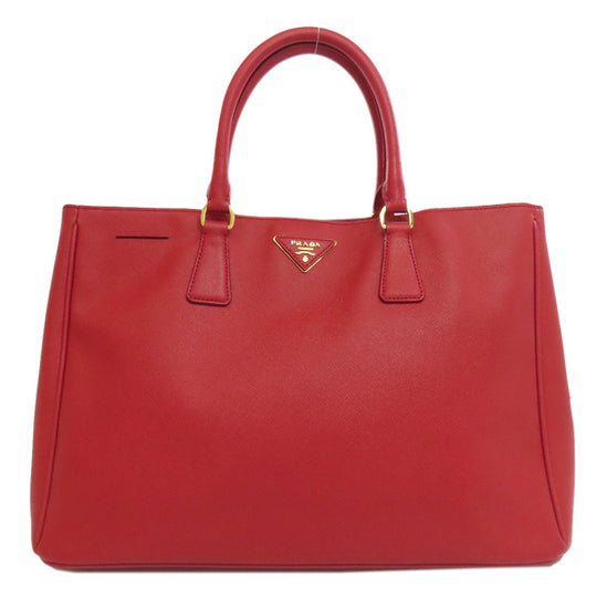 PRADA Tote Bag Safiano Red Galleria