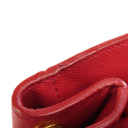 PRADA Tote Bag Safiano Red Galleria