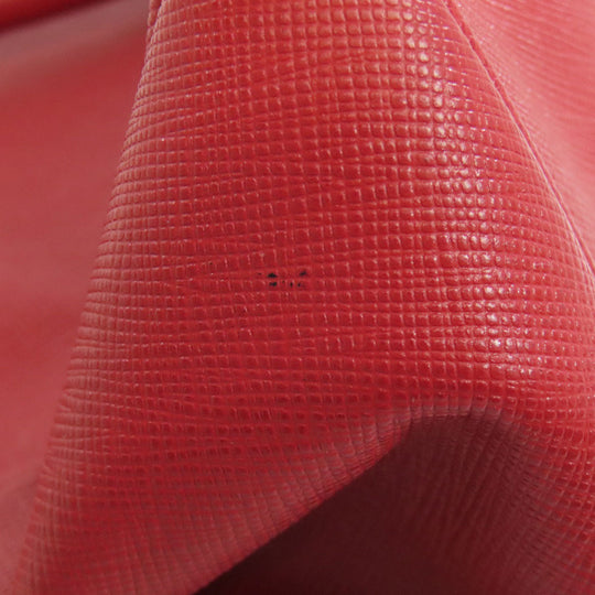 PRADA Tote Bag Safiano Red Galleria