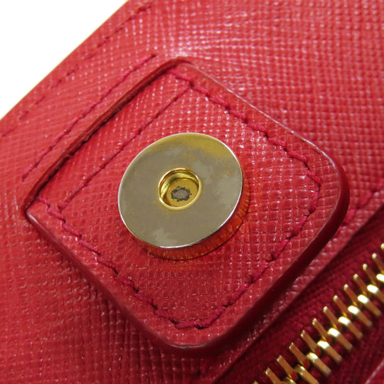 PRADA Tote Bag Safiano Red Galleria