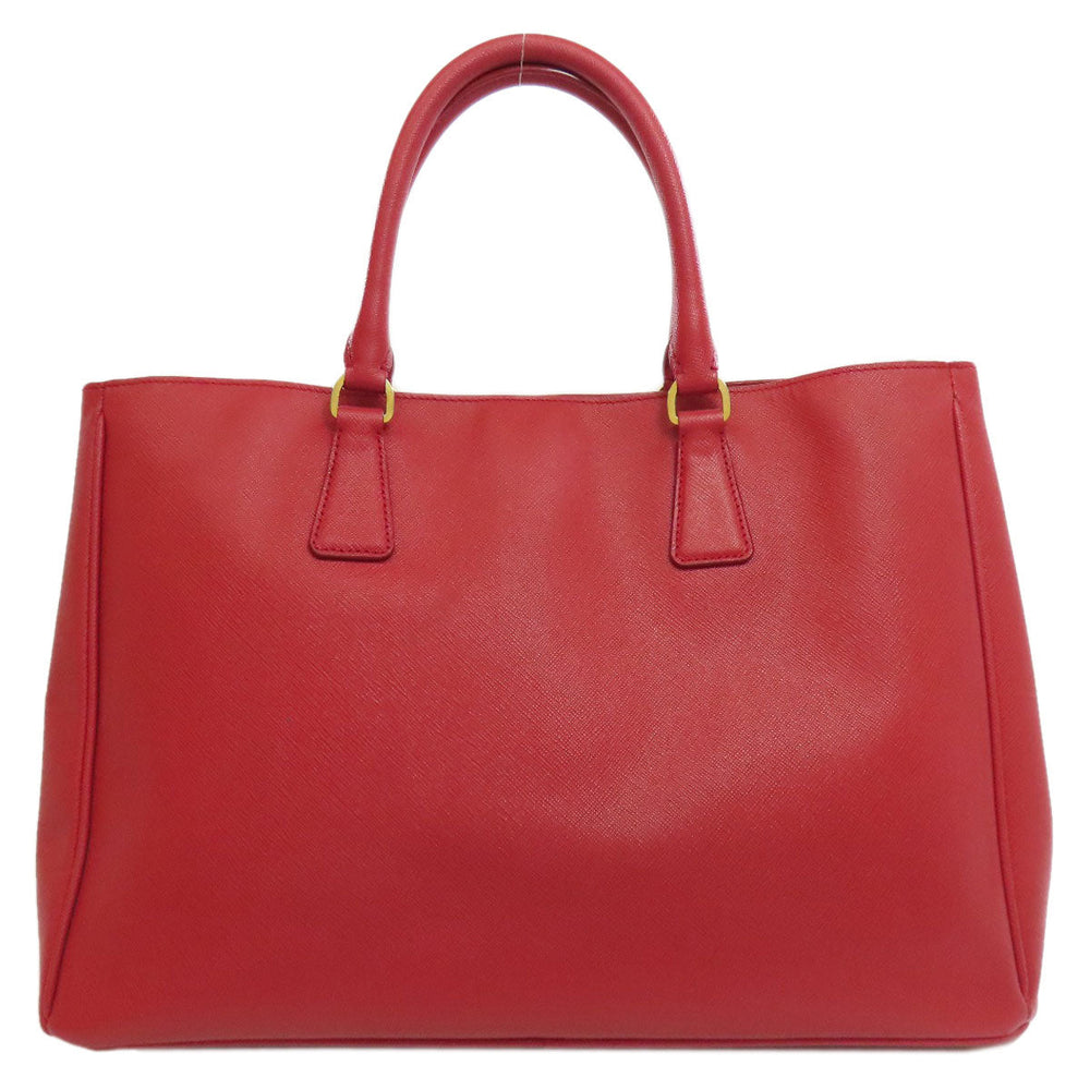 PRADA Tote Bag Safiano Red Galleria