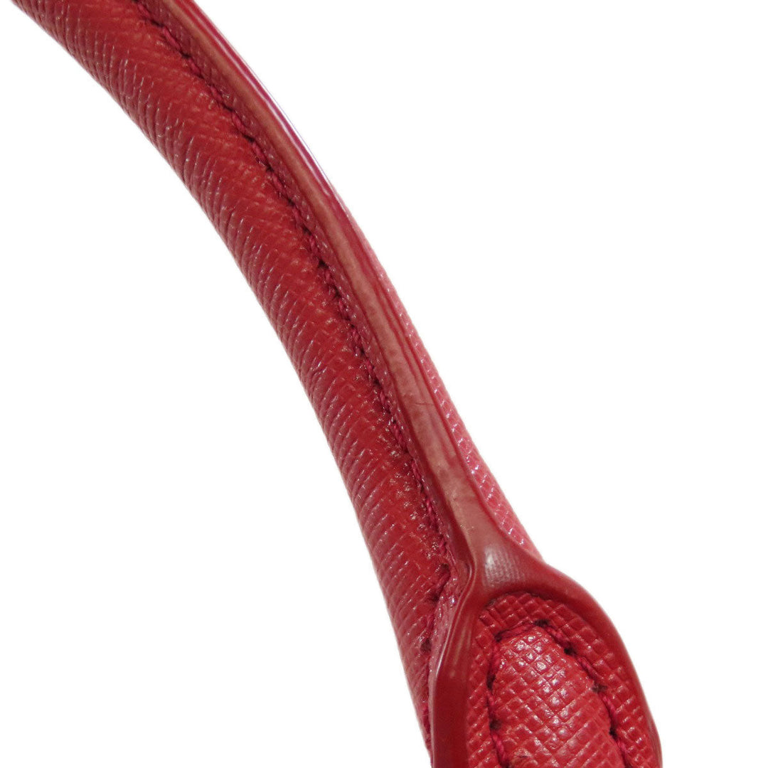 PRADA Tote Bag Safiano Red Galleria