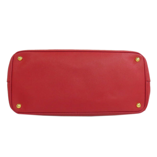 PRADA Tote Bag Safiano Red Galleria