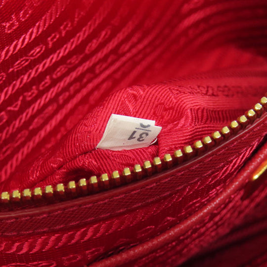 PRADA Tote Bag Safiano Red Galleria