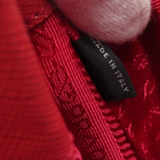 PRADA Tote Bag Safiano Red Galleria