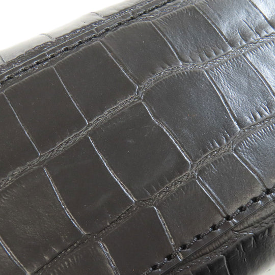 MARC JACOBS Handbag leather black Embossed 2WAY