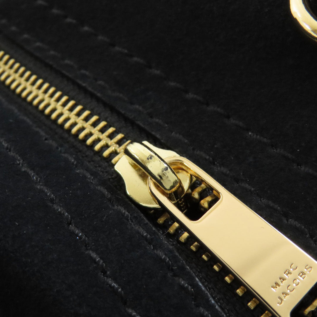 MARC JACOBS Handbag leather black Embossed 2WAY