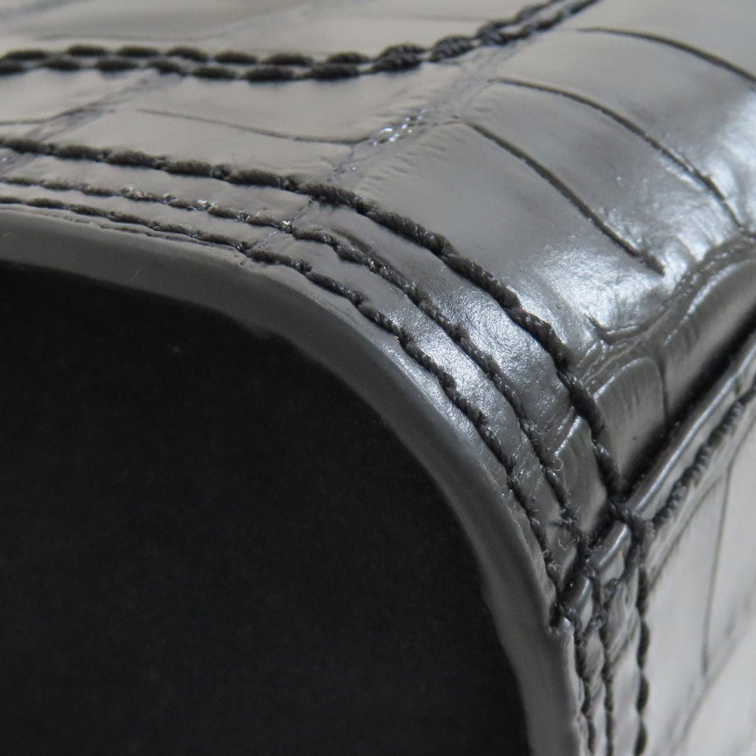 MARC JACOBS Handbag leather black Embossed 2WAY