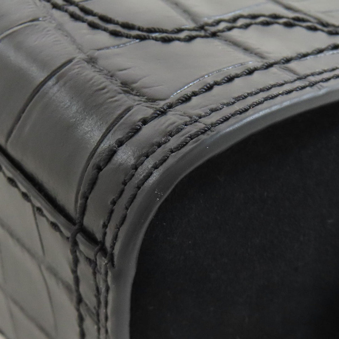 MARC JACOBS Handbag leather black Embossed 2WAY