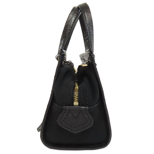 MARC JACOBS Handbag leather black Embossed 2WAY